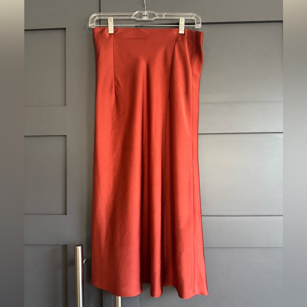 J. Crew Rust Maxi Skirt
